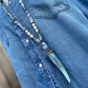 Handmade turquoise necklace